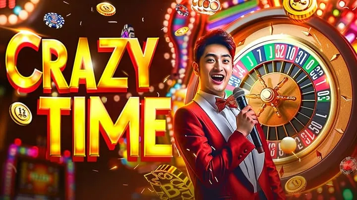 Interfejs Crazy Time Casino na urządzeniu mobilnym